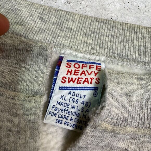 1990 Soffe Heavy Sweats XL Ralph Schomp DAC Racquetball Crewneck Sweatshirt USA - Picture 9 of 11